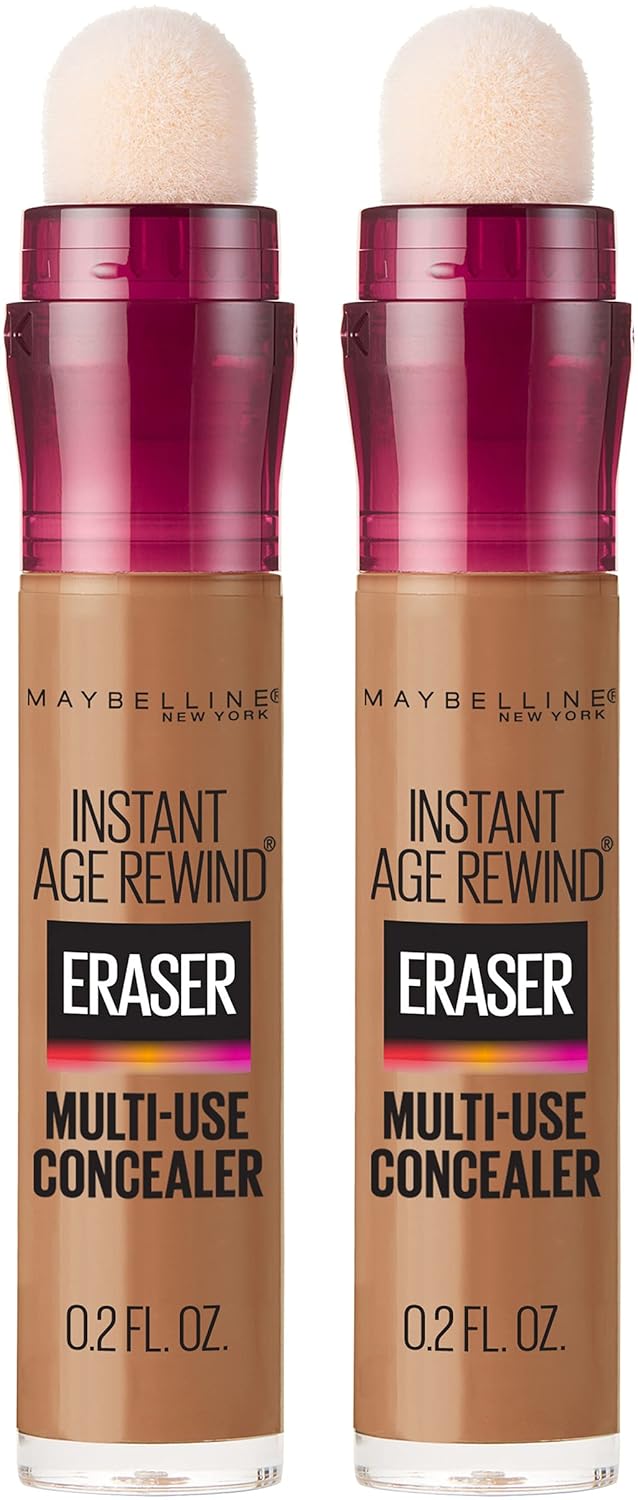 Maybelline Instant Age Rewind Eraser Dark Circles Treatment Multi-Use Concealer, 100, 1 Count (Packaging May Vary)